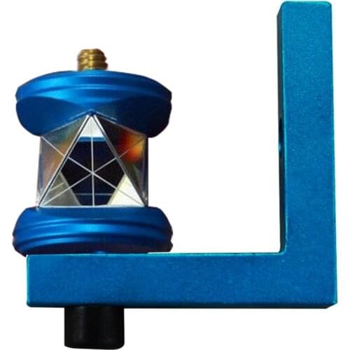NEW 360 degree survey bule prism L bracket mini prism monitoring surveying