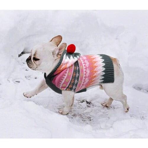 Dog Clothes For french bulldog Chihuahua Pug Warm Pet Winter Dog Knit Sweater Small Puppy Clothing Outfit Ropa Perro Dog Costume
