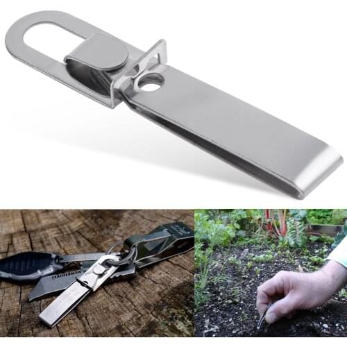 Portable Stainless Steel EDC Mini Tweezers Home Outdoor Travel Camping Survival Flexibility Tool Key Ring Tweezers for Emergency