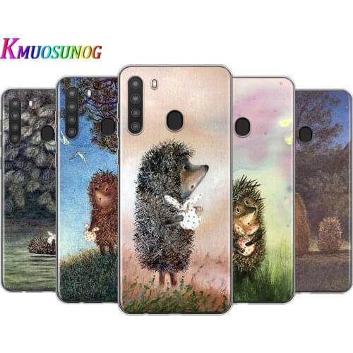 Hedgehog in the Fog For Samsung A90 A80 A70 A70S A60 A50 A40S A30 A20 A10S A10E A10 A2 Core Transparent Phone Case