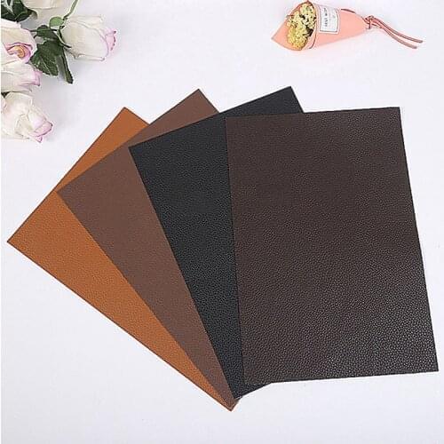 Self-Adhesive Leather Big Size Multicolor PU Fabric Sofa Hole Handbags Car Seats Repair Sticker Waterproof Crafts Decoration