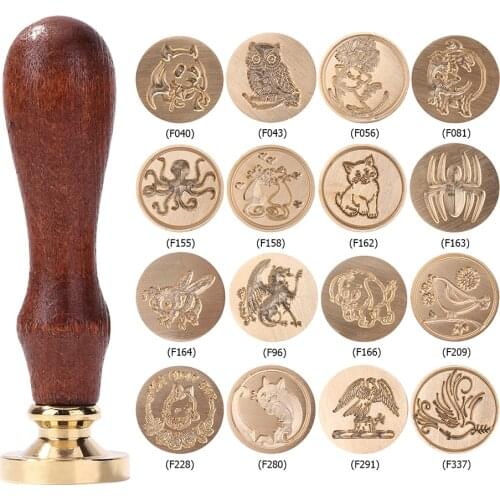 1Pcs Animal Seal Stamp DIY Envelope Decorative Handcraft Sealing Wax Stamp for Wedding Decorative Invitation Craft Gift
