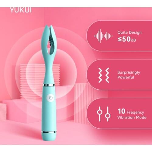 Vibrator For Women Soft Silicon Clitoris Stimulator GSpot Waterproof Female Massager Stick Masturbator Erotic Adult Sex Products