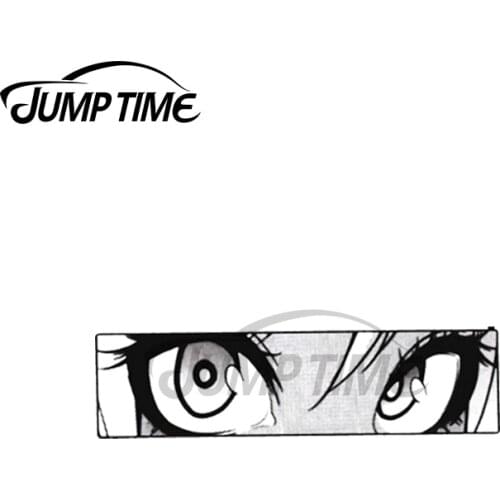 Jump Time 13 x 2.8cm For So Darn Cute Peeker Slap Car Stickers Anime Windows Decal Scratch-Proof Windshield Vinyl Car Wrap