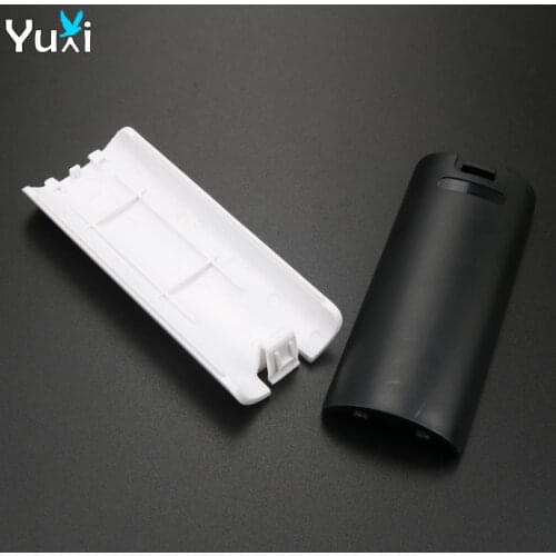 YuXi 10pcs Battery Lid Door Pack Shell Cover Case Replacement Repair Part for Nintend Wii Remote wireless Controller Accessory