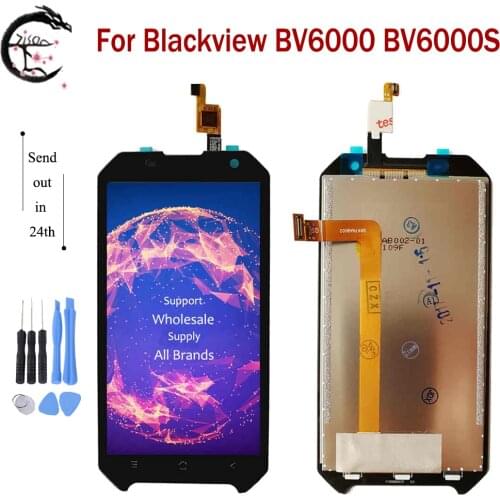 4.7" LCD For Blackview BV6000 BV6000S LCD Display Screen Touch Sensor Digitizer Assembly BV 6000 Display Replacement Android 7.1