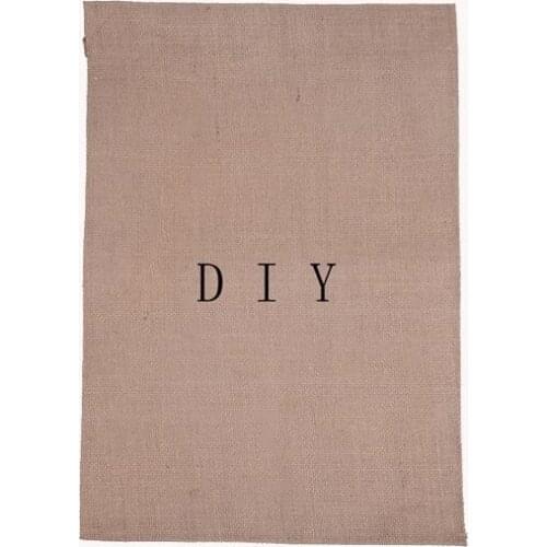 100pcs DHL DIY Jute Burlap Garden Flags 12"Wx18"H Liene Yard Hanging Flag House Decoration Printed Pattern Portable Banner Ads