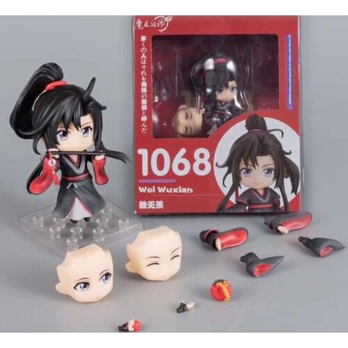 11cm Grandmaster of Demonic Mo Dao Zu Shi Action Figure Toy Lan Wangji Wei WuXian Character Doll Fans Gift