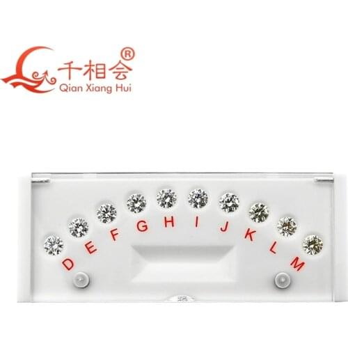 4Cs Refer to the GIA Diamond standard color grade CZ Master Stone round laser cubic zirconia stone tester tools