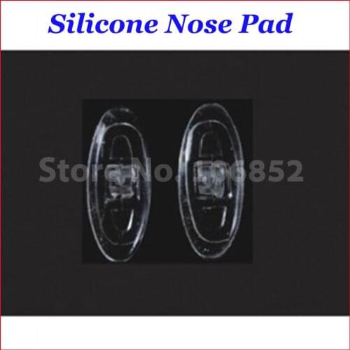 500pieces=250pairs F type silicone nose pads size 13mm screw-in glasses accessories