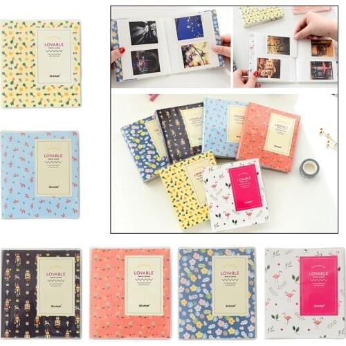 64 Pockets Photo Album 3'' Picture Album Organizer Holder Case for Fujifilm Instax Mini 8 9 7s 50 90 Film