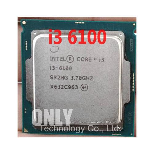 Free shipping i3-6100 i3 6100 3.7GHZ LGA1151 Dual Core desktops CPU scrattered pieces