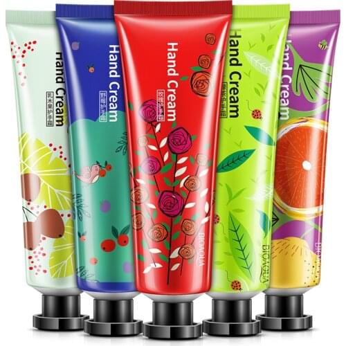 BIOAQUA Fruit Nourish Hand Cream Moisture Nourishing Anti Chapping Whitening Hand Lotion 30g