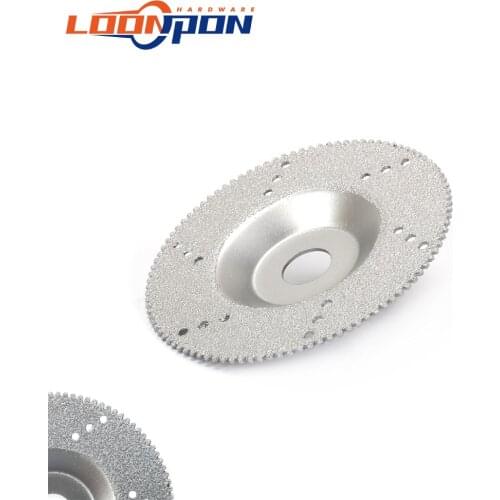 100MM 4'' Diamond Coated Circular Cutting Disc Grinding Wheel Saw Blade For Stone Ceramic Slate Granite Bore 16mm