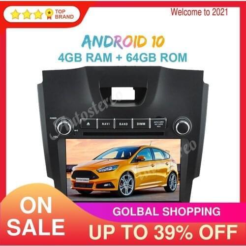 For ISUZU D-MAX S10 Android 10.0 128G Car GPS Navigation DVD Player Auto Multimedia Player Radio Tape Recorder Stereo Head Unit