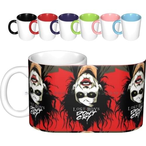 Cry Boys Ceramic Mugs Coffee Cups Milk Tea Mug Goth Gothic Horror Terror Creative Trending Vintage Gift Bottle Cup