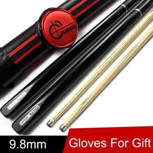 New Handmade Snooker Cue 3/4 Sticks 9.8mm/11mm Tips 3 4 Snooker Cues Case Set China