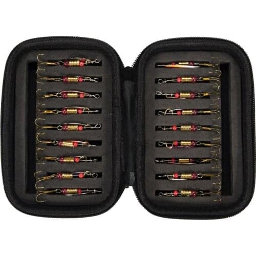 Fishing Lures 16Pcs Spinners Baits Spoon Set with Tackle Bag Trout Bass Salmon Pike Walleye Fishing Tackle