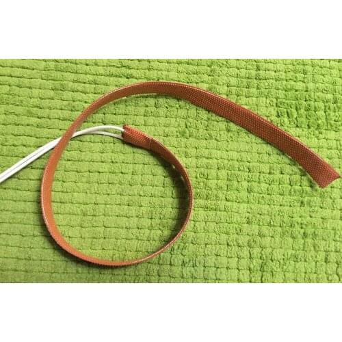 15mm X 1600mm 250W 24V Diesel Truck Injection Line Heater , Silicone Pipe Tube Heating Belt