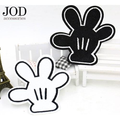 JOD Cartoon Hand iron on patches for clothing children DIY embroidery patch applique clothes decorative stickers applications