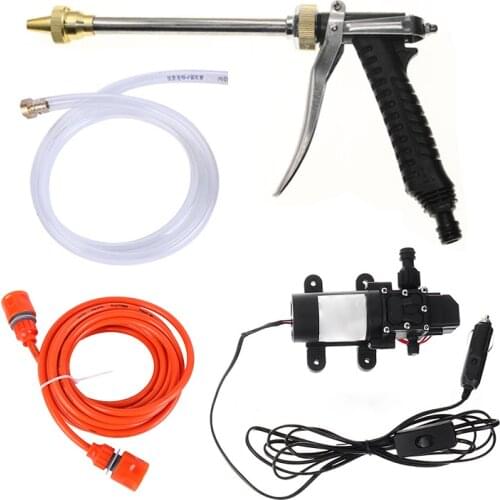 Car Wash Pump 12V Car Washer Gun Pump High Pressure Car kit Portable Washing Machine Electric Cleaning Auto Device
