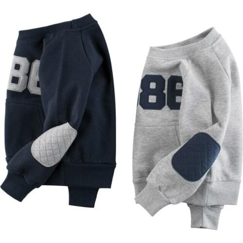 New boys Sweatshirt Childrens Clothing Autumn Winter 2021 Toddler Sweater Plush Baby Coats Cotton Warm Top Hoodie