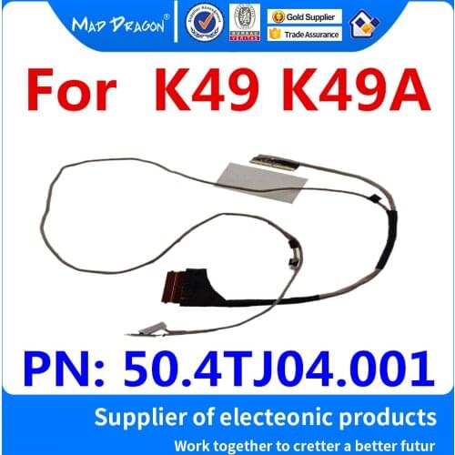New original LCD Video screen Flex wire For Lenovo K49 K49A laptop LCD LED LVDS Display Ribbon cable 50.4TJ04.001