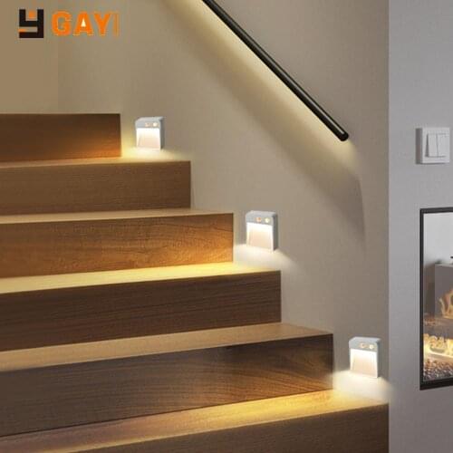 Brand New Hot LED Staircase Sensor Light Dual Sensor PIR Motion Sensor Light Cabinet Light Wireless Wall Light Closet Staircase