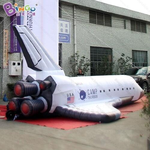 Customized 8meters long inflatable plane for advertising, 26 feet large inflatable space shuttle- inflatable toy