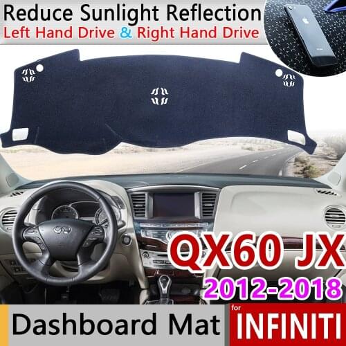 For Infiniti QX60 JX35 2012 2013 2014 2015 2016 2017 2018 QX Anti-Slip Mat Dashboard Cover Pad Sunshade Dashmat Accessories Rug