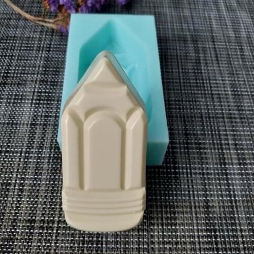 QT0147 PRZY Pencil Silicone Mold Soap Mould Handmade Soap Making Molds Candle Silicone Mold Resin Clay Mold Eco-friendly