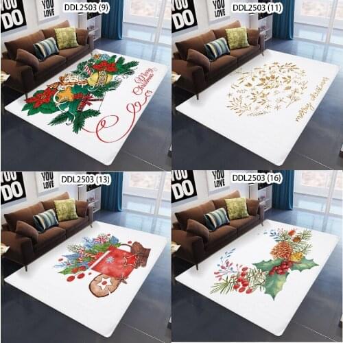 Christmas christmas gift elk rugs and carpets for home living room living room decoration rugs for bedroom anime floor mat Home