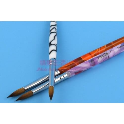 3pcs High Quality Dental Lab Porcelain Ceramic Finest Sable Ermine Brush Pen 8# Set Tool Dental Lab Porcelain Applying Pen