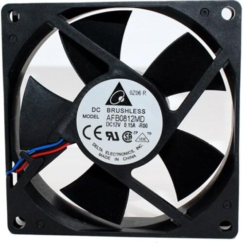 Delta Electronics AFB0812MD R00 Server Cooling Fan DC 12V 0.15A 80x80x20mm 3-wire