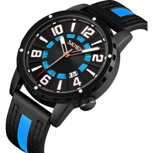 SKMEI Mens Watches Top Brand Luxury Mens Quartz Watch Fashion Ultra Thin Watches For Men Male Clock Relogio Masculino