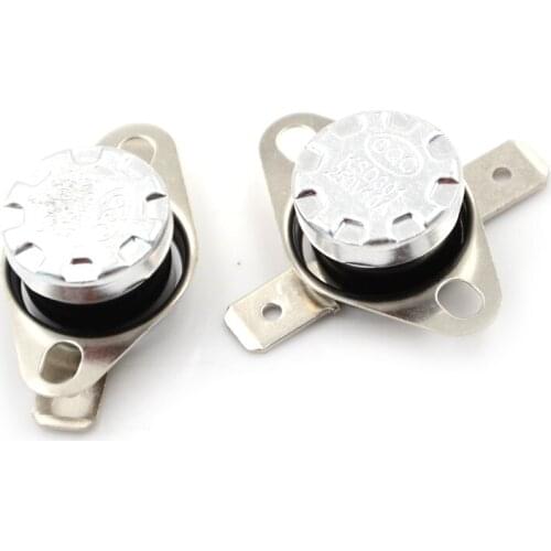 2pcs/lot Temperature Thermal Control Switch KSD301 250V 10A Normally Closed NC Thermostat Deg.C 30-160 Temperature Switch