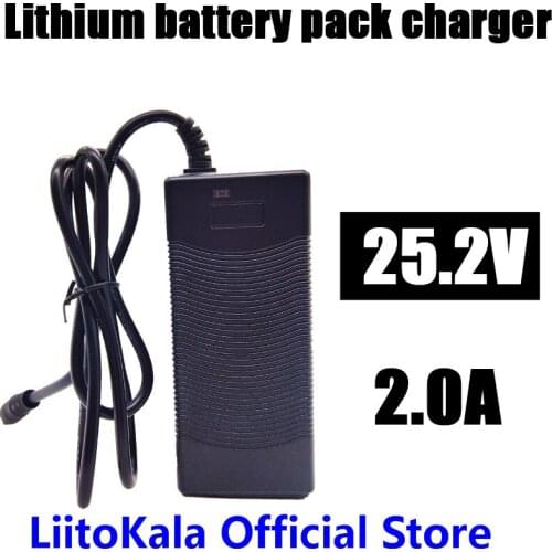 High quality 25.2V 2A battery pack charger Electric vehicles dedicated charger 24V 2A Polymer lithium 18650 charger