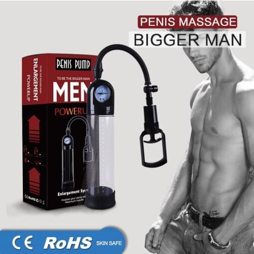 Delay and enlargement Enlargement Enhancer Pump Penis Pump Handsome Up Penis Extender For Men penis pump cylinder cock pump