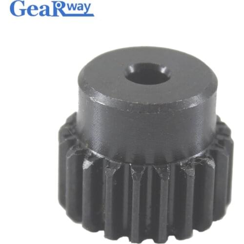 1Module 20T Gear Wheel Metal 45Steel Rc Pinion Gears Pulley 4/5/6/6.35/7/8/10/12mm Inner Bore Mould 1 20Teeth Spur Gear Pinion