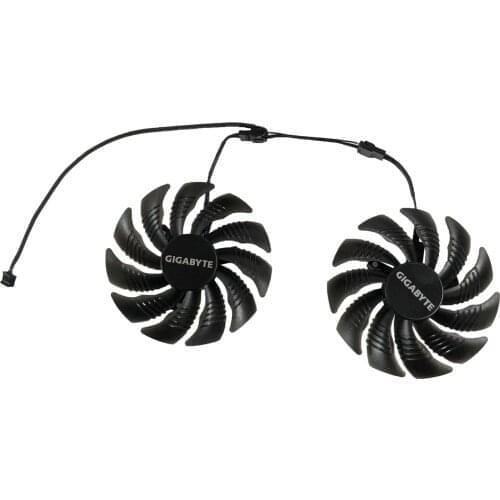 2PCS/Set 90mm PLD09210S12HH T129215SU GPU Cooler Graphics Fan For GIGABYTE RTX2060 6GB GTX1660/1650 SUPER As Replacement