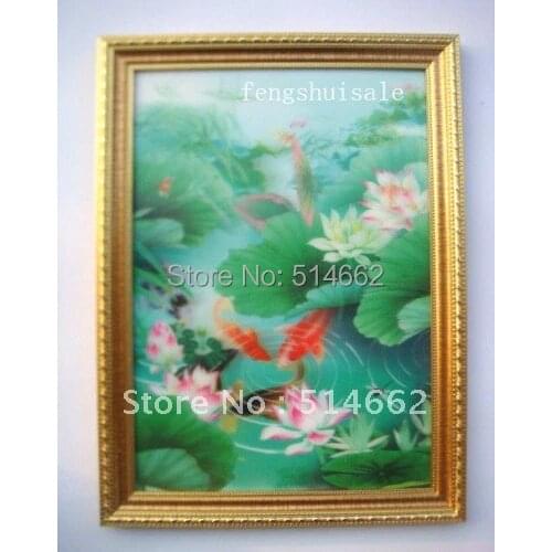 Feng Shui 3D Picture Carps for Abundance and Wealth