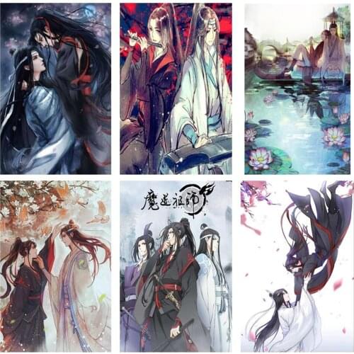 5d Diy Diamond Painting Anime Mo Dao Zu Shi Diamond Embroidery Cross Stitch Kits Mosaic Home Decor Gift