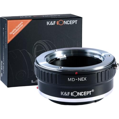 K&F Concept Adapter for Minolta MD MC Lens to Sony E-Mount Camera A7R2 A7M3 A7S Sony E NEX a5000 A7II A7R a6400 a73 a7R3