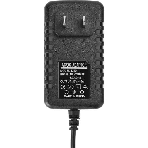 AC/DC Adapters US Plug/UK Plug DC 12V 2A AC Adapter Power Supply Transformer for 5050 5630 3528 LED Strip In Stock