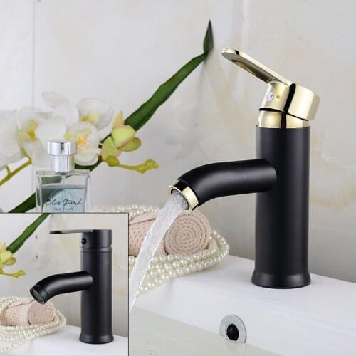 Antique Black Stainless Steel kitchen faucet single handle single holes hot and cold water pipe bathroom kitchen accessories