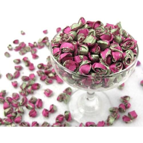 50 Pieces Double Face Satin Rolled Flower|Rosette Flower|Ombre Satin Flower|Rose Buds|Flower Buds|Craft Supplies|Floral