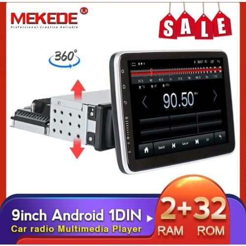 2G+32G Android System Rotatable 1 din car radio car stereo For 360 Degree universal car audio Video DVD player GPS Navigation