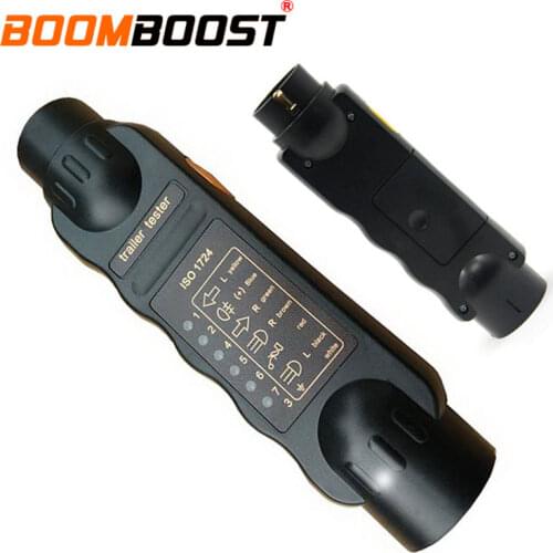Car plug and socket tester trailer tester With 7 LED indicators car diagnostic tool Polarlander 12V 7 pin