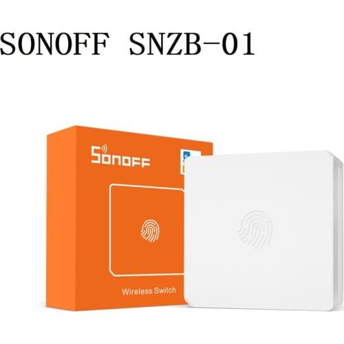 SONOFF SNZB-01 Mini Zigbee Wireless Switch Two Way Control Light Switch Smart Home Works with eWeLink APP SONOFF Zigbee Bridge