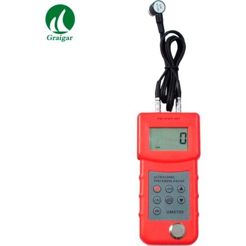 UM6700 Precise Digital Portable Ultrasonic Thickness Gauge Metal Thickness Meter Tester